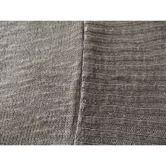 Dots Cardigan Sweater Womens Sz Medium lightweight short sleeve brown open front - Picture 4 of 9